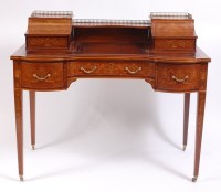 Lot 1540 - A circa 1900 Sheraton Revival fiddleback...