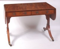 Lot 1543 - A Regency period mahogany and rosewood...