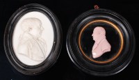 Lot 1359 - Thomas R Poole (d.1821) - pink wax relief...