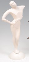 Lot 153 - Lindsey B - An Art Deco style white painted...