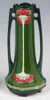 Lot 32 - An Art Nouveau Secessionist ceramic twin...