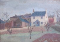 Lot 196 - John Dodgson (1890-1969) - Flamstead, oil on...