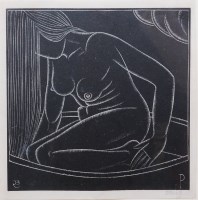 Lot 203 - Eric Gill (1882-1940) - Girl in the bath 2,...