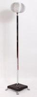 Lot 216 - An Art Deco chrome standard lamp, having...