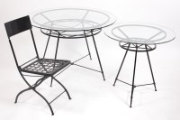 Lot 230 - Angus McBean, a black painted wrought iron...