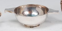 Lot 93 - An early 20th century Scottish silver twin...