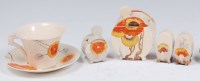 Lot 20 - A collection of 1930s Clarice Cliff Bizarre...