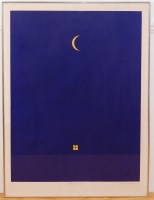 Lot 174 - Patrick Hughes (b.1939) - Midnight blue,...