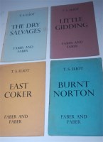 Lot 1038 - ELIOT T.S., Dry Salvages, Faber 1941; and...