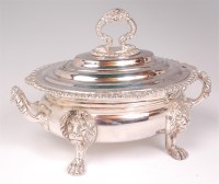 Lot 1095 - A 19th century Old Sheffield plate sauce...