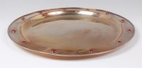 Lot 1100 - A late 19th century silver plated tray, by...