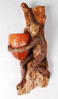 Lot 1069 - A late 19th century continental pottery wall...