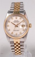 Lot 1277 - A gents bi-metal Rolex Oyster Perpetual...