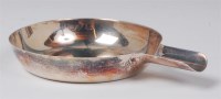 Lot 1126 - An Asprey & Co silver wine taster, having...