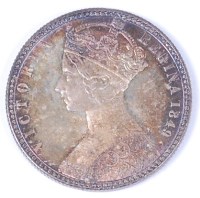 Lot 34 - Great Britain, 1849 florin, Queen Victoria...