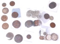Lot 73 - Mixed lot of British and foreign silver and...