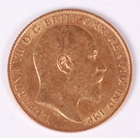 Lot 101 - Great Britain, 1904 gold half sovereign,...
