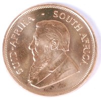 Lot 102 - South Africa, 1975, gold krugerrand, obv....