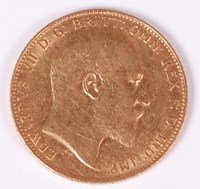 Lot 103 - Great Britain, 1909 gold full sovereign,...