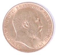 Lot 117 - Great Britain, 1907 gold half sovereign,...