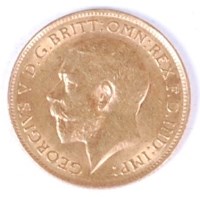 Lot 120 - Great Britain, 1912 gold half sovereign,...