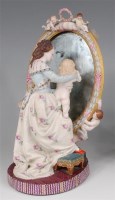 Lot 646 - A Victorian George Jones bisque figure group,...