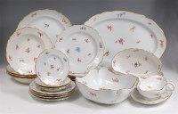 Lot 650 - An extensive late 19th century Meissen...