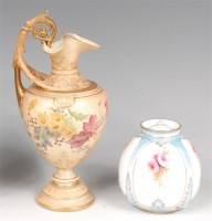 Lot 691 - A circa 1900 Royal Worcester Blushware...