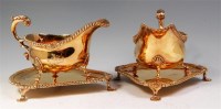 Lot 727 - A fine pair of Edwardian silver gilt...
