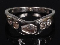 Lot 745 - A contemporary white metal (probably 18ct...