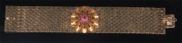Lot 753 - A modern 9ct gold heavy gatelink bracelet,...