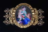 Lot 766 - Circa 1900 continental school - Madonna and...