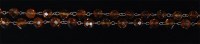 Lot 768 - A graduated amber necklace, the faceted beads...