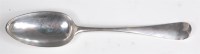 Lot 736 - An early George III silver marriage spoon, in...