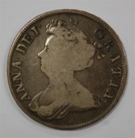 Lot 1 - Great Britain, 1707 half crown, Queen Anne...
