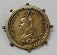 Lot 4 - Great Britain, 1889 double florin, Victoria...