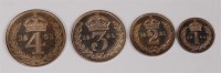Lot 38 - Great Britain, 1901 Maundy Money 4-coin set,...