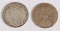 Lot 44 - Great Britain, 1881 Victoria gothic florin (F);...
