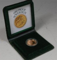 Lot 139 - Great Britain, cased 1980 gold full proof...