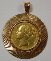 Lot 125 - Great Britain, 1872 gold full sovereign,...
