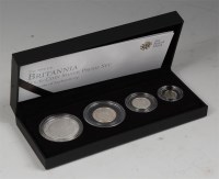 Lot 191 - Great Britain, cased 2010 Britannia 4-coin...