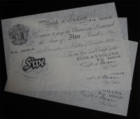 Lot 207 - Great Britain, Bank of England consecutive run...