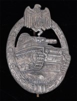 Lot 283 - A German Panzer Assault badge.