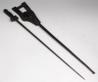 Lot 258 - A French model 1886/93/16 Lebel bayonet,...