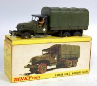 Lot 1925 - French Dinky, 809 GMC 6x6 truck, khaki and...