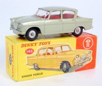Lot 1931 - Dinky Toys, 145 Singer Vogue, light metallic...