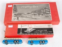 Lot 1071 - An Eheim trolley bus set (G,BG), an auxiliary...