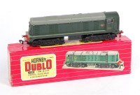 Lot 1076 - A Hornby Dublo 2-rail 2230 BR green class 20...