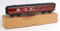 Lot 377 - Exley for Bassett Lowke LMS Buffet Car No.111,...