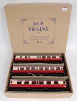 Lot 384 - Ace BR c/5 3 car coach set A comprising 1st...